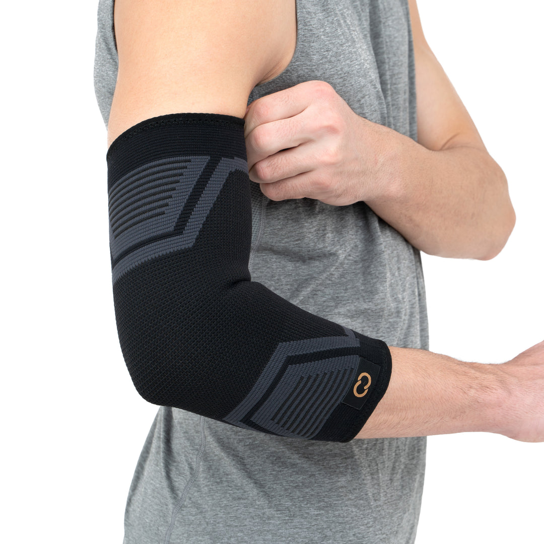  Copper Compression Arm Sleeve - Copper Infused Full Arm Brace  for Forearm, Bicep, Triceps - Tennis Elbow, Basketball, Golf, Arthritis,  Tendonitis, Bursitis, Post Surgery Rehab - Black - M : Health & Household