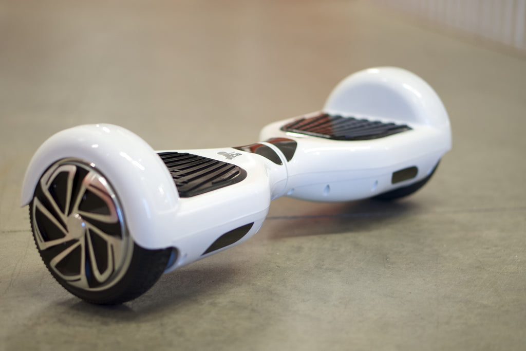 white hoverboard