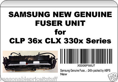 Genuine Samsung Fuser Unit for Xpress SL-C410W C460FW JC91-01138A JC91