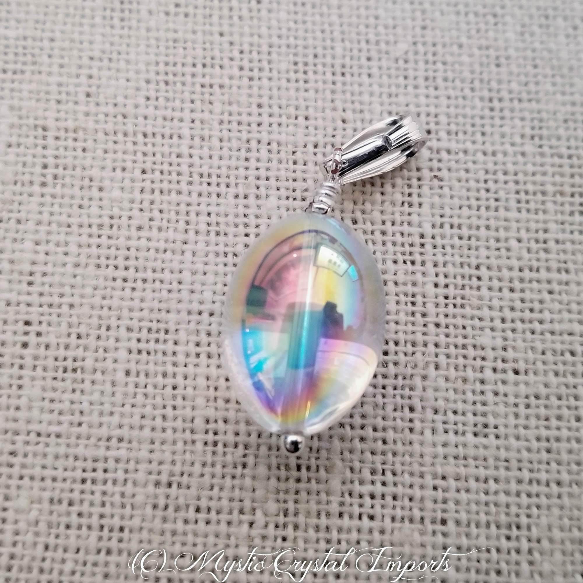 angel aura quartz beads