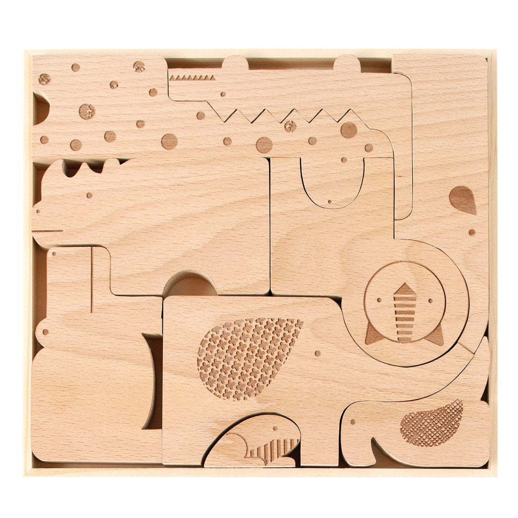 wooden animal puzzle