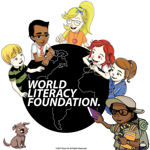 Busy Izzy and Friends love the World Literacy Foundation