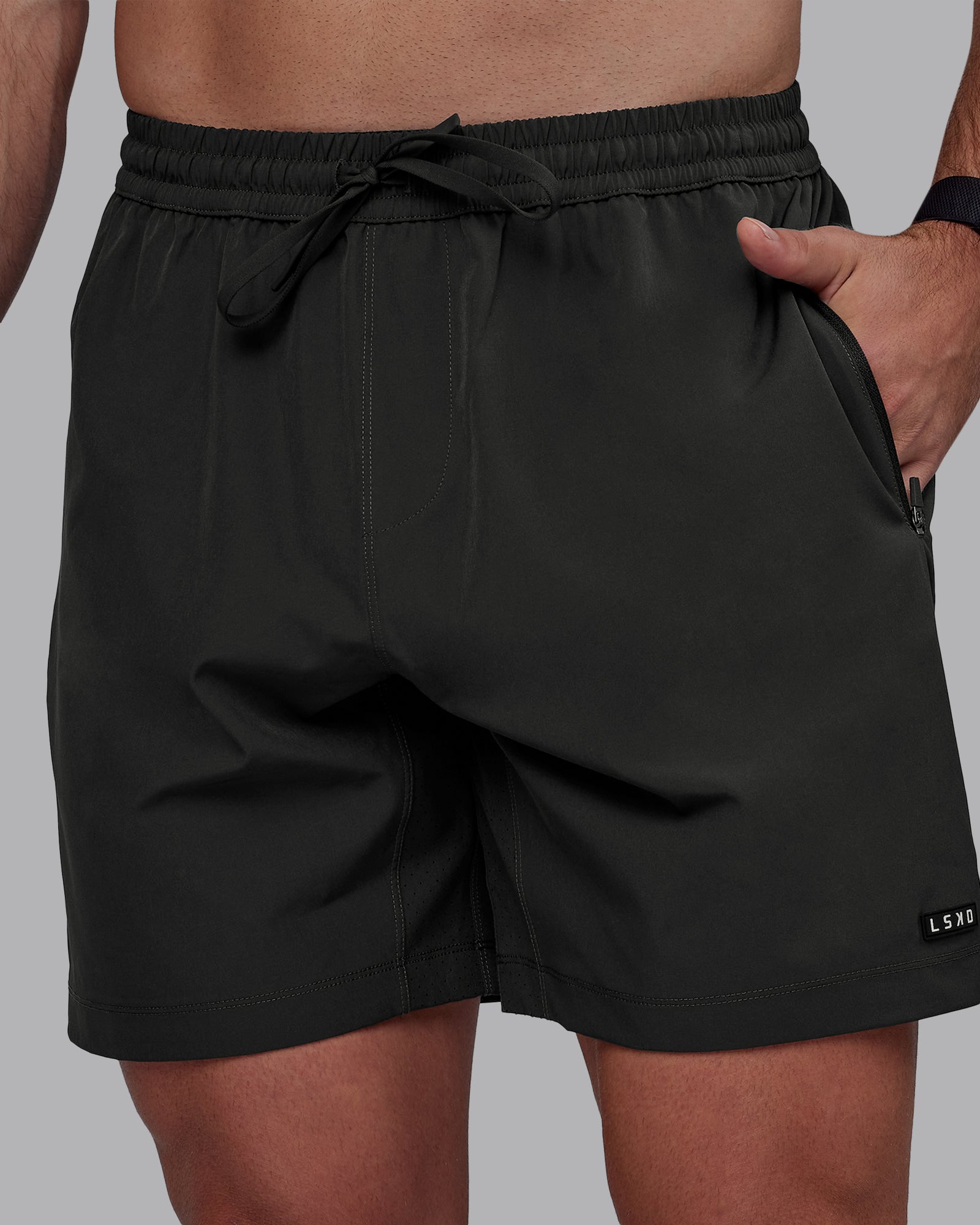 Rep 7" Performance Shorts - Pirate Black - LSKD product image