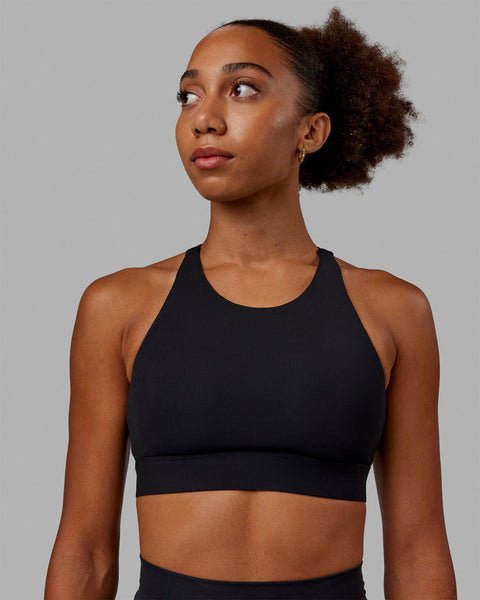Ultimate Sports Bra® - Black  Sports bra, Black sports bra, High