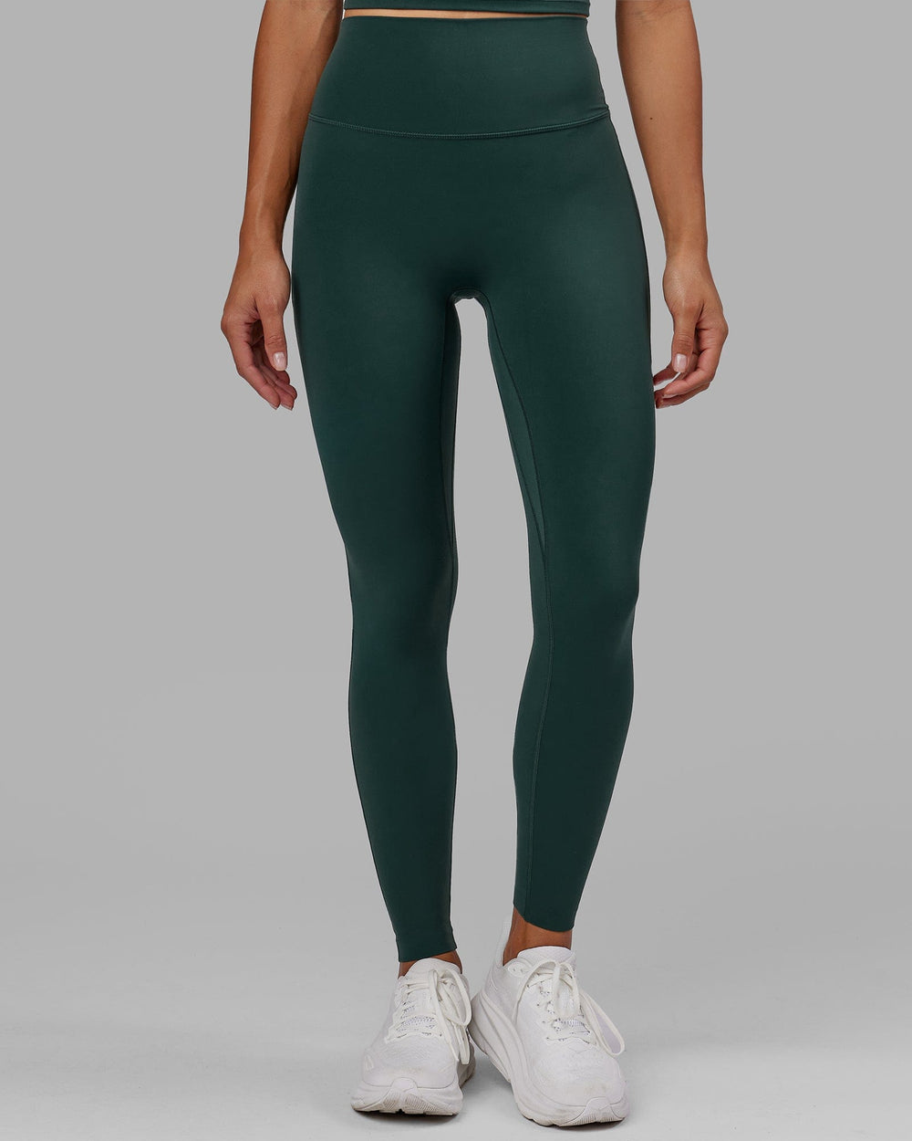 Workout leggings with ribbed structure - Green - Sz. 42-60