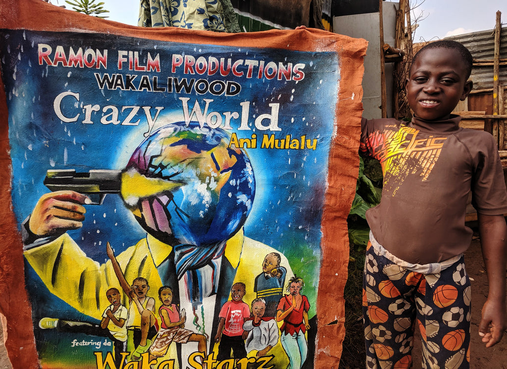 New Hand Painted Poster Crazy World Wakaliwood Supa Store