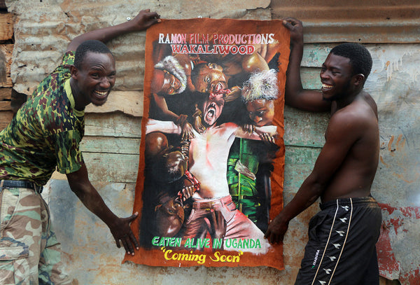 Hand-Painted Poster! Eaten Alive in Uganda!