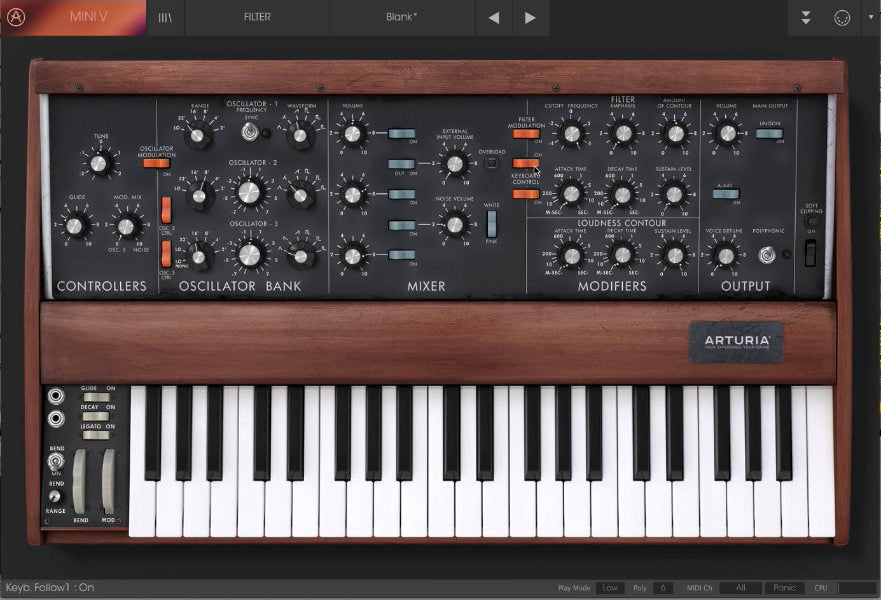 Arturia MiniV3 Synthesizer