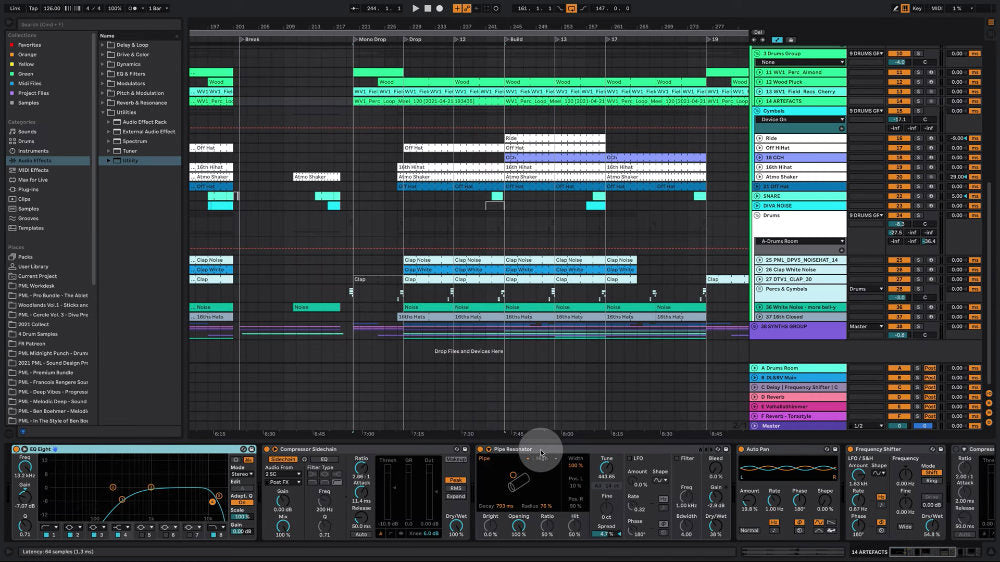 Empire of Life Template Showing sound design