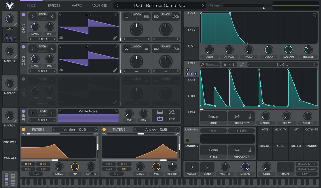 Vital Synth with Melodic House Pad Preset