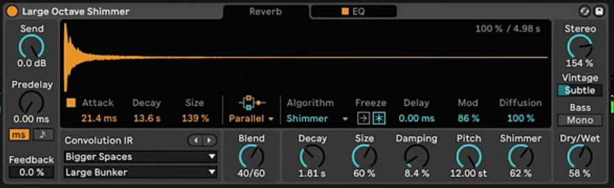 hybrid shimmer reverb