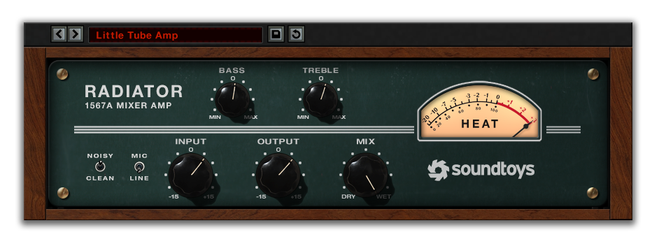 Radiator by Soundtoys best VST saturation plugin