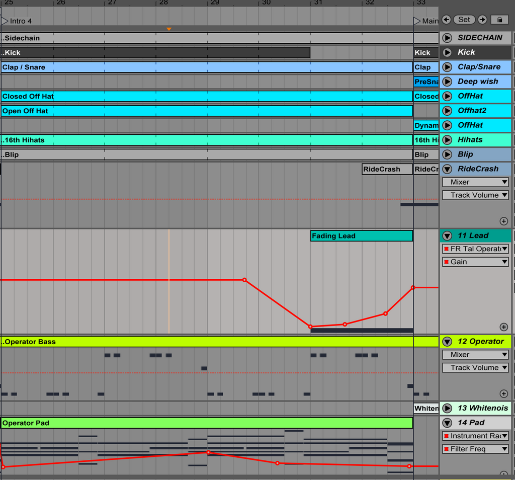 Arrangement view intro 4