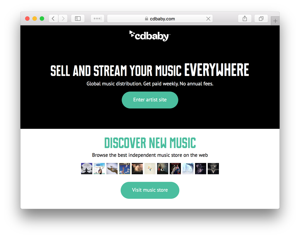 how to get your music on spotify with CD BABY