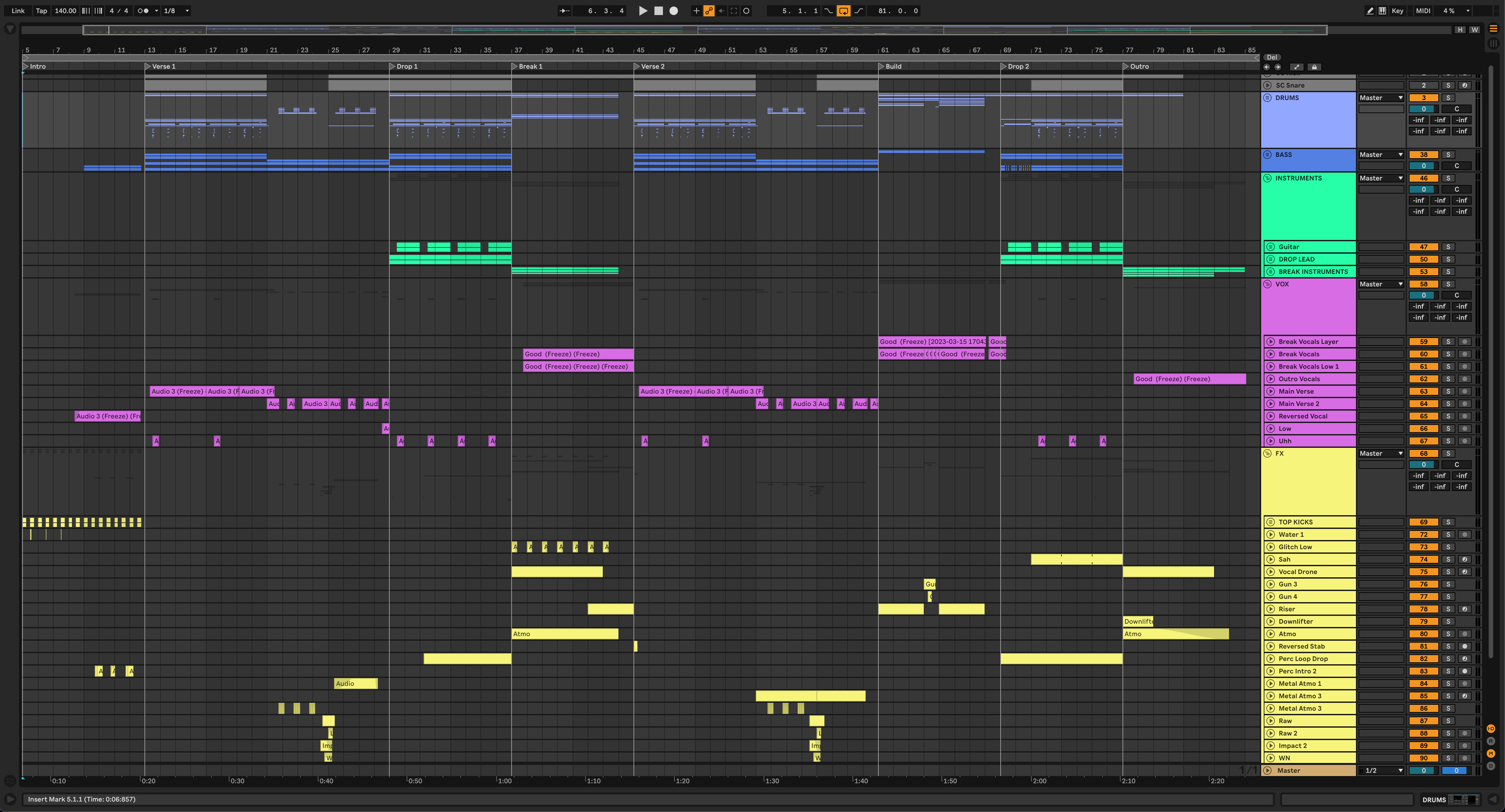 Skrumble Ableton Template