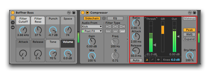how to sidechain in ableton