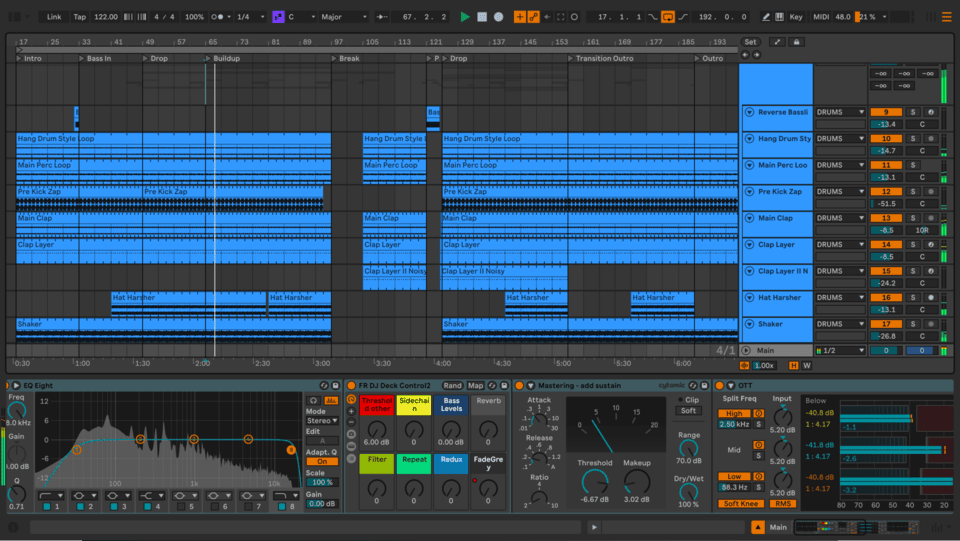 Ableton Racks and Instruments