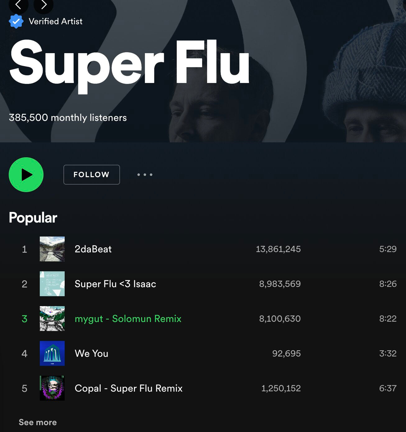 Super Flu Spotify Pic