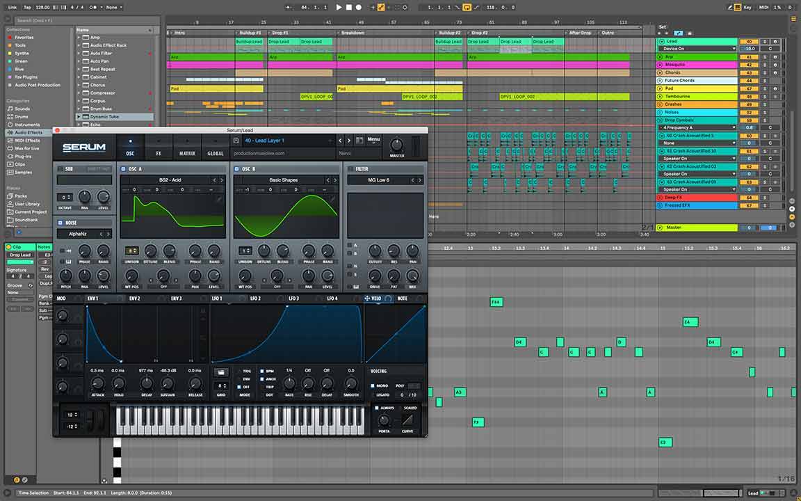 Moments Ableton Template Serum