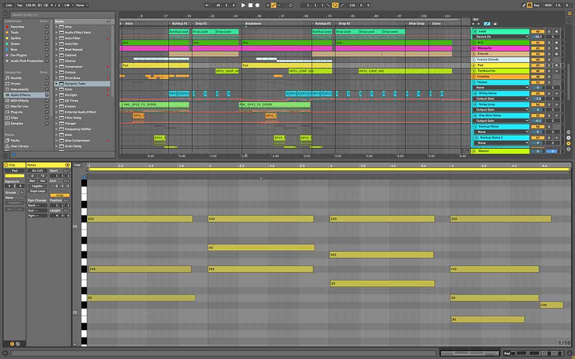 Moments Ableton Template MIDI