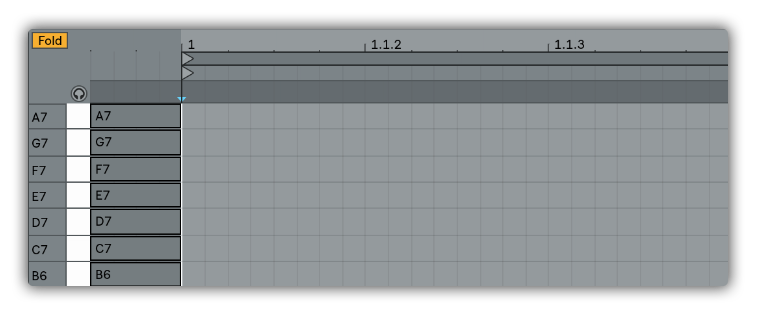 fold function ableton live 10