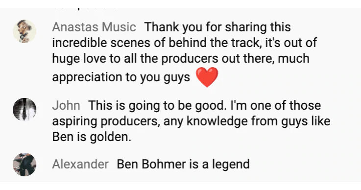 This is going to be good. I'm one of those
                                  aspiring producers, any knowledge from guys like
                                  Ben is golden.