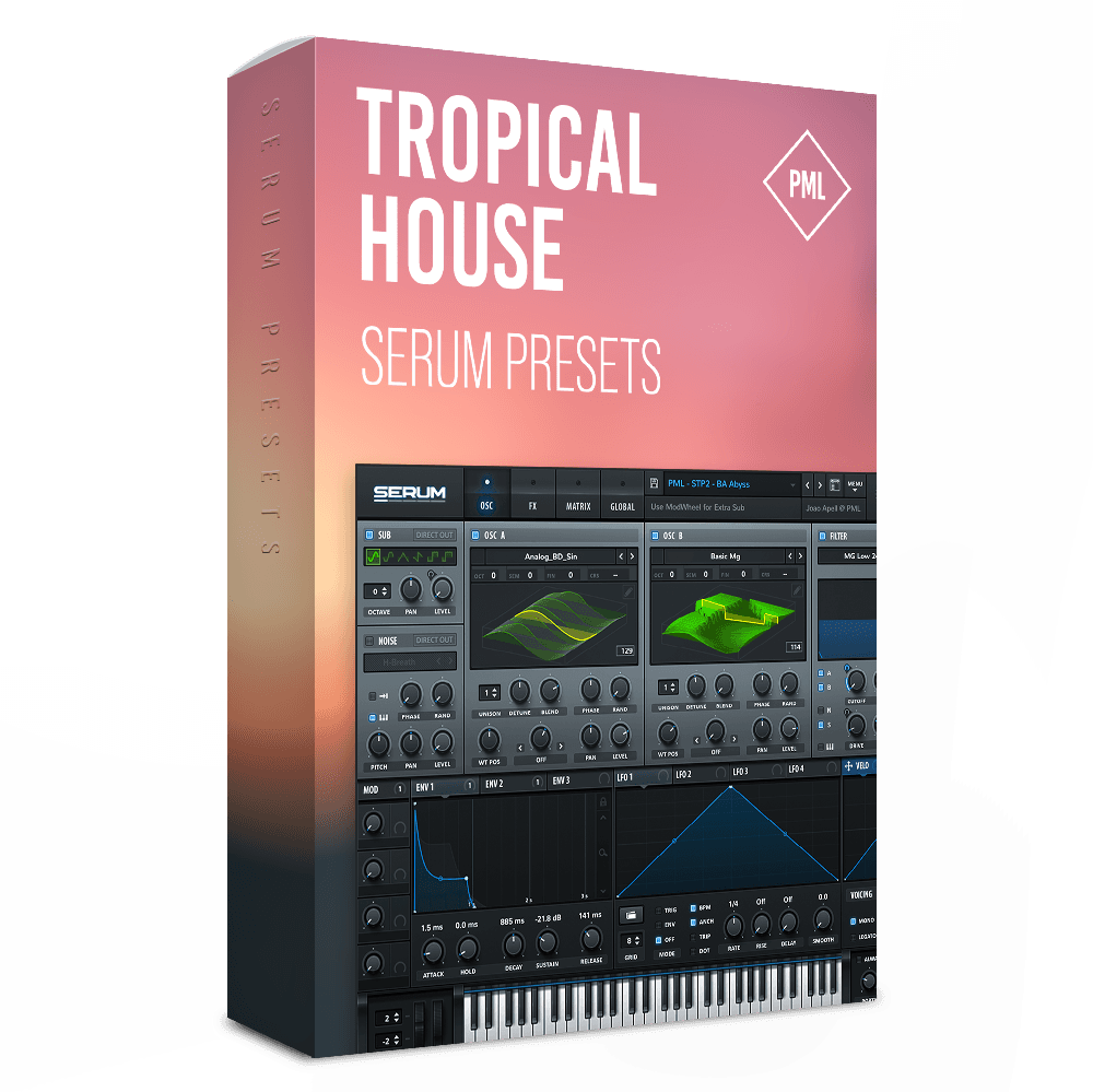 Serum Tropical House Presets with MIDIs | PML