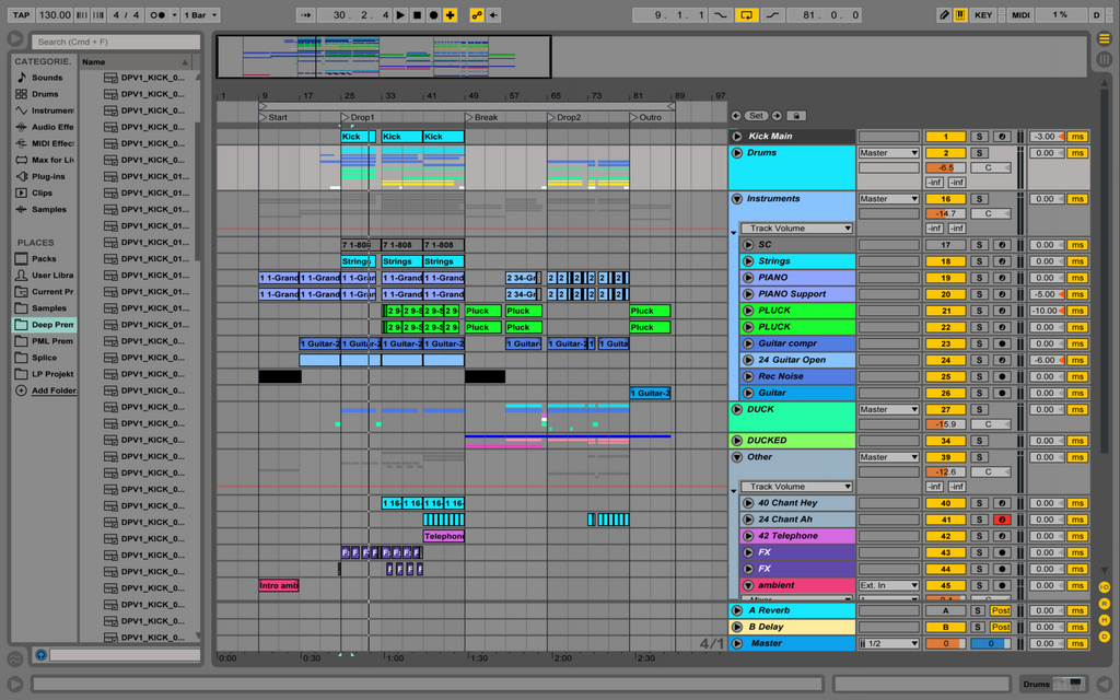 ableton live 9.1 project files