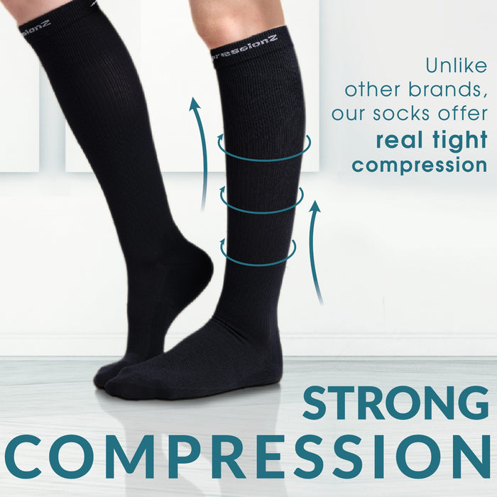 Compression Socks (30-40 mmHg) - Black