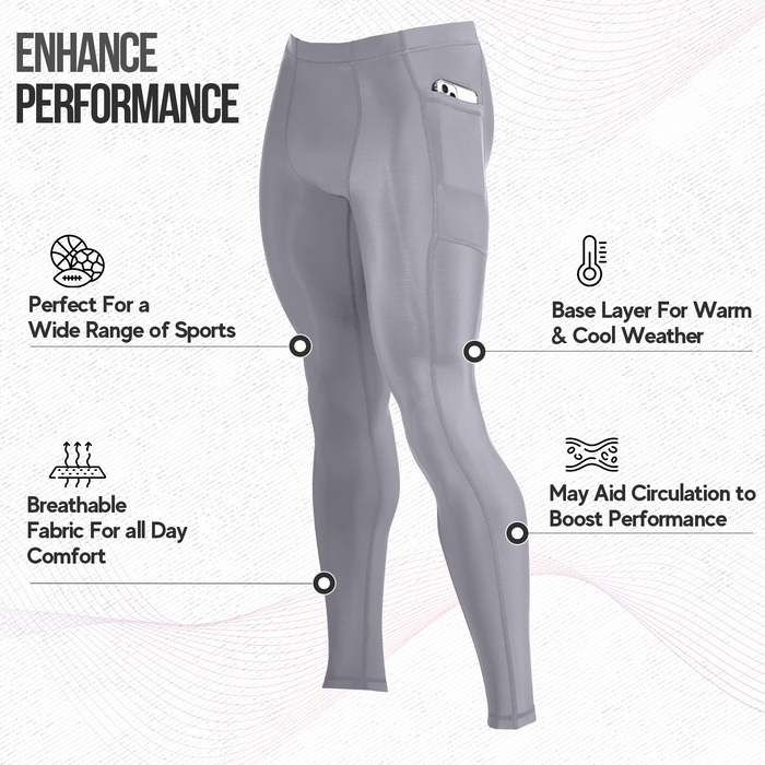 Men's Compression Pants - Black