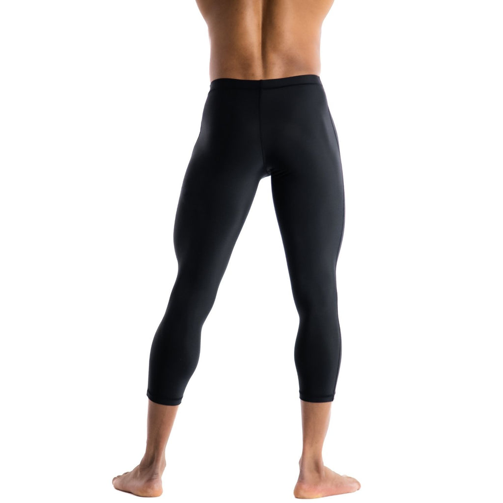 Men S Compression Pants Black Capri Compressionz