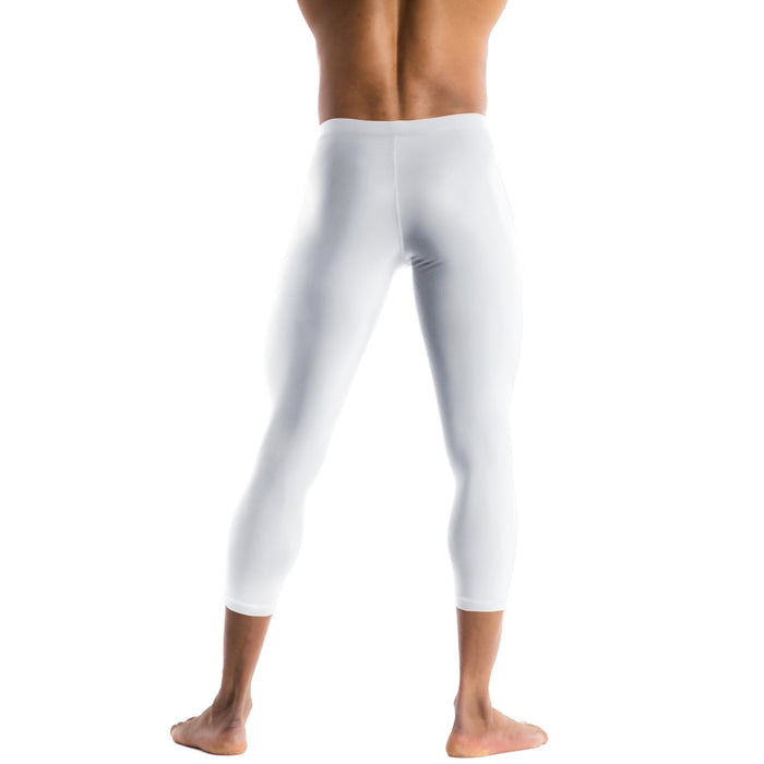WRAGCFM Mens Leggings Pack,Mens Active White Compression Tights Pants Quick  Dry Running Leggings For Men Workout Athletic Gym Leggings