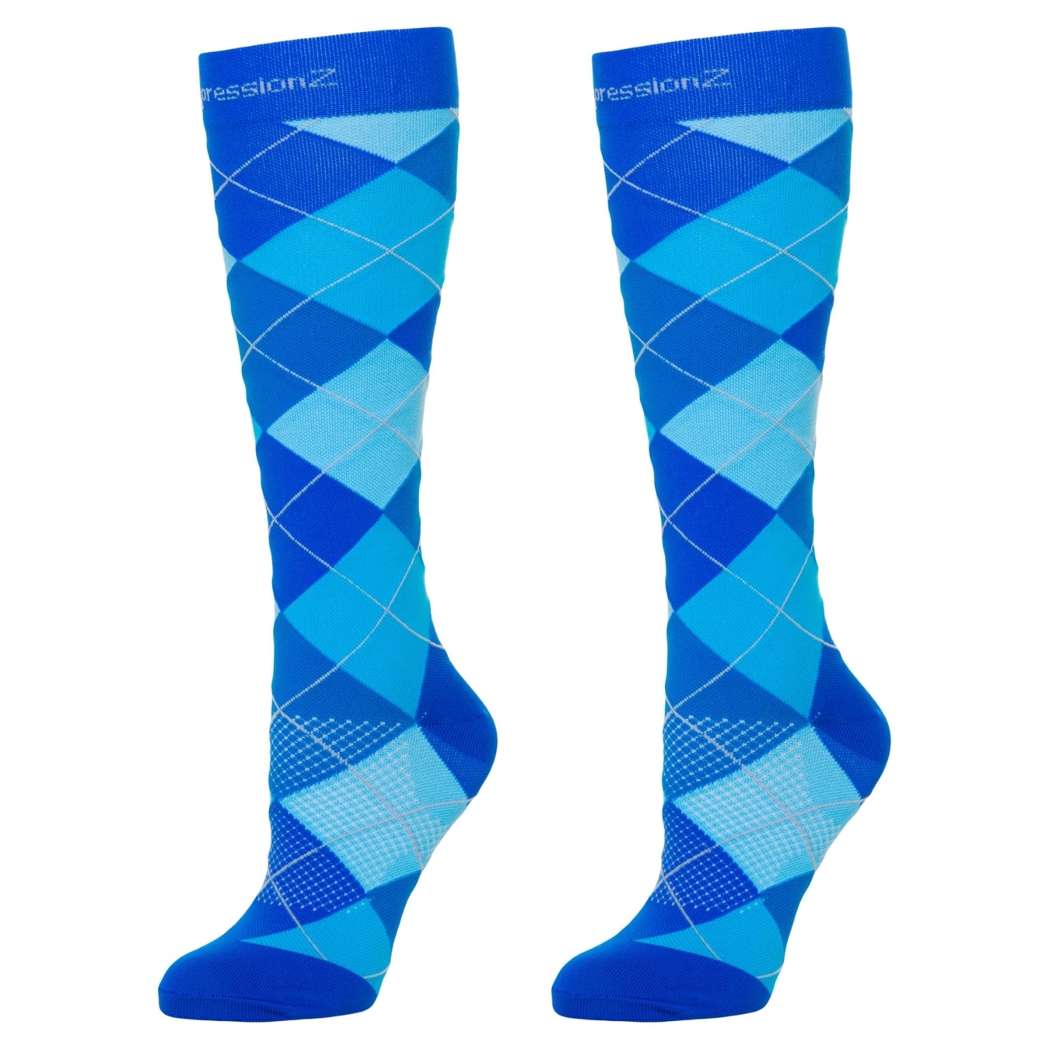 Compression Socks 30 40 MmHg Argyle Blue   ARGBLU MAIN 1.progressive 