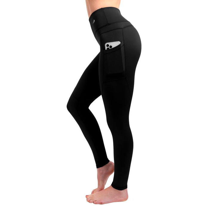 Black Compression Low Rise Leggings