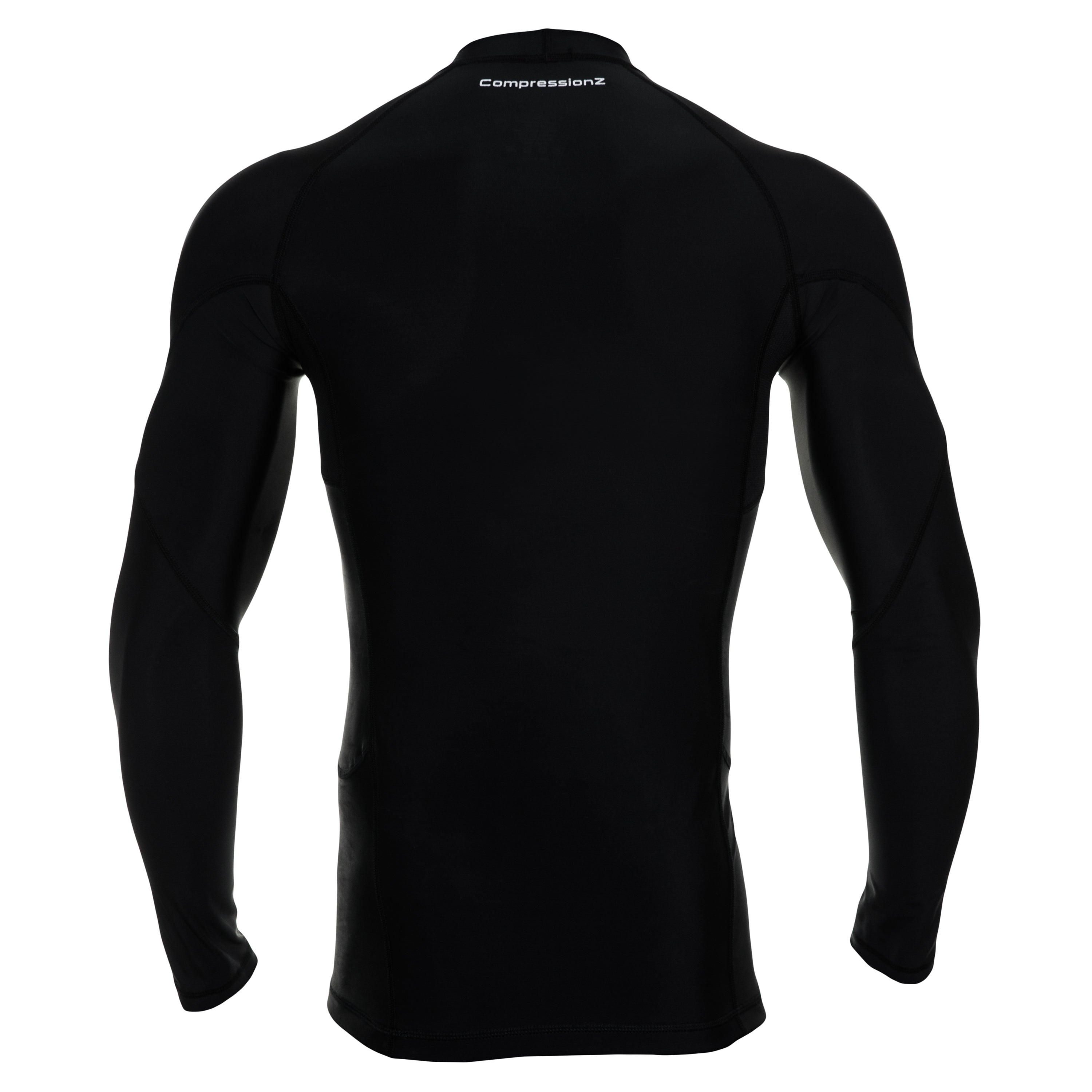 Mens Compression Long Sleeve Shirt Black 0746