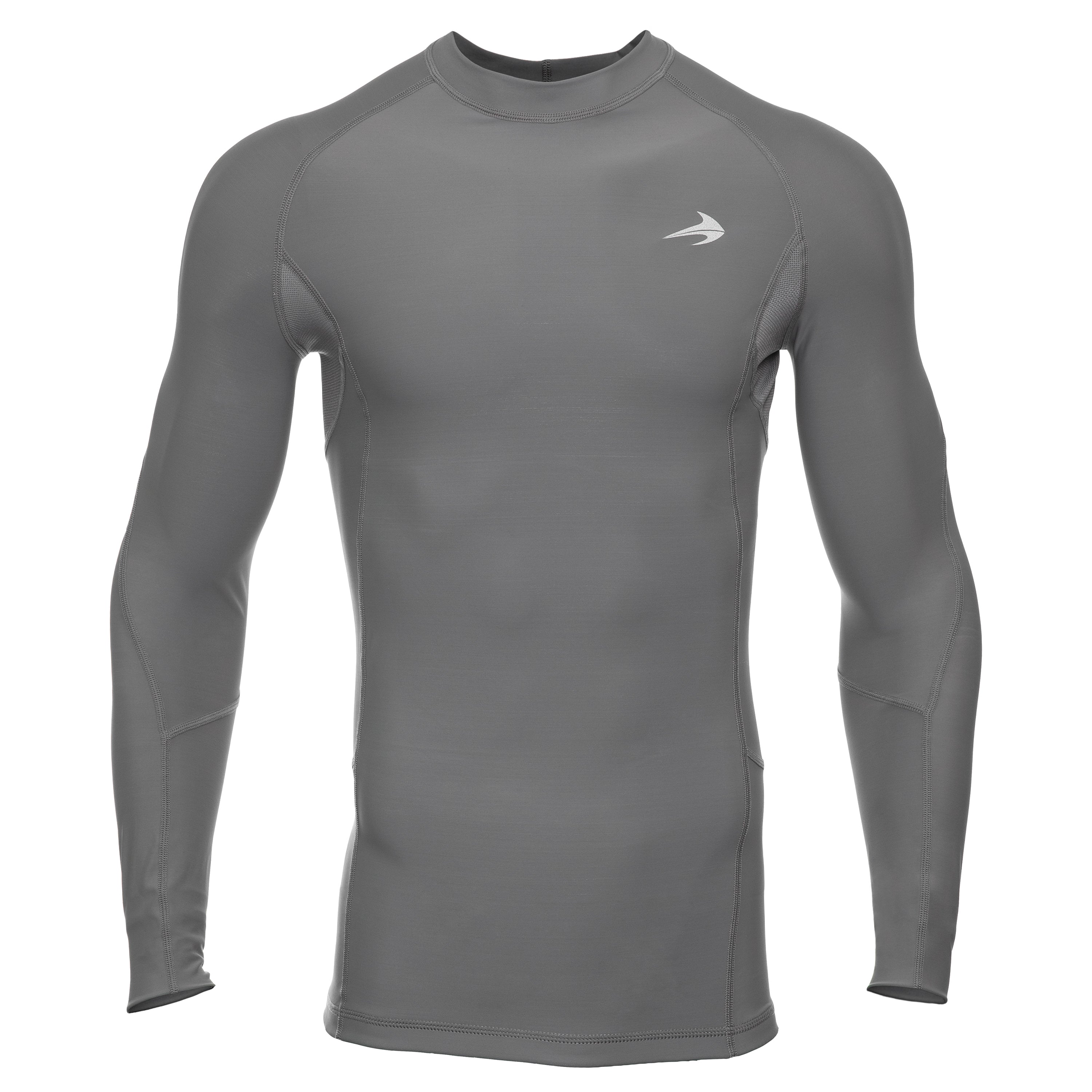 Men's Compression Long Sleeve Shirt - Dark Gray – CompressionZ