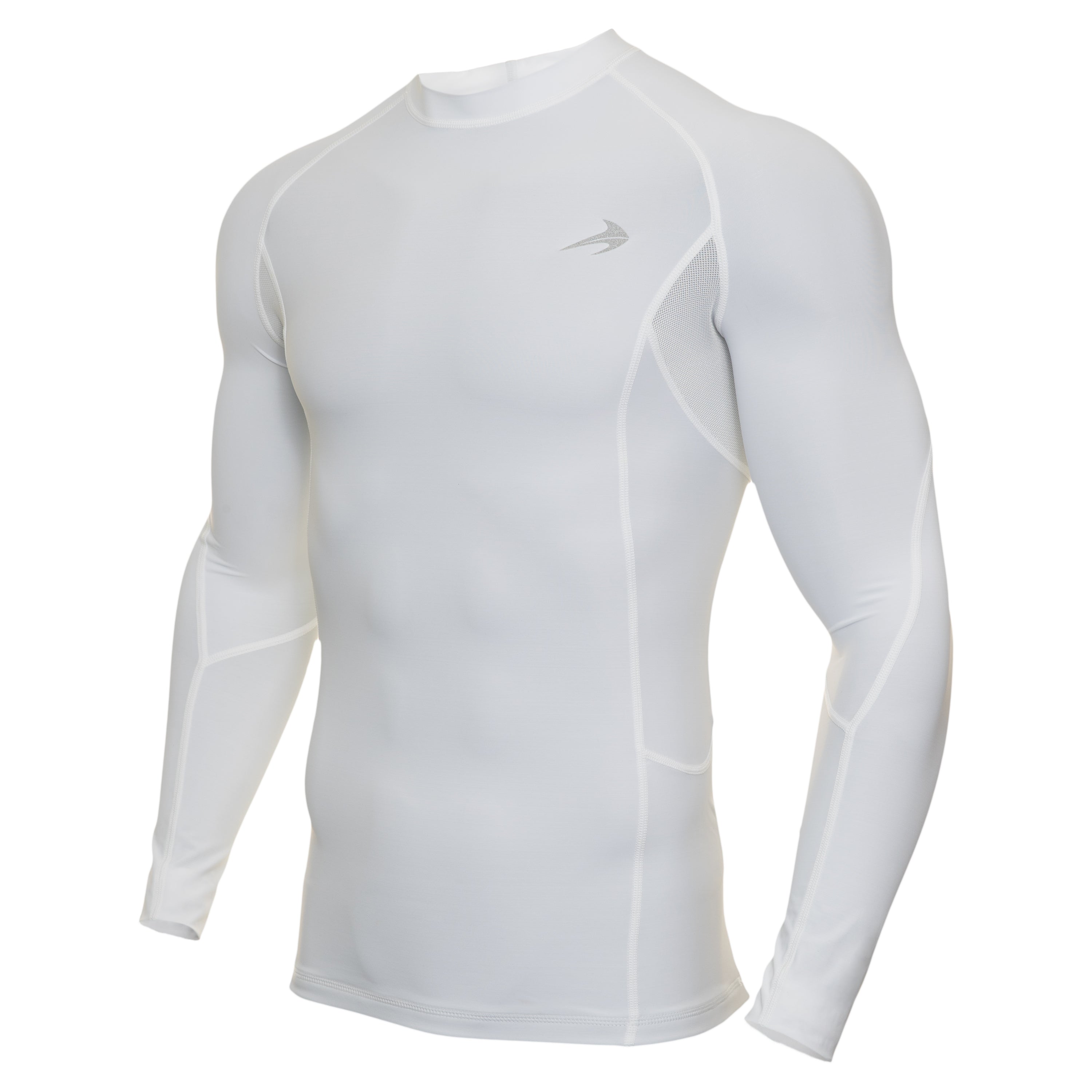 Minst ongeduldig Verzoekschrift Men's Compression Long Sleeve Shirt - White