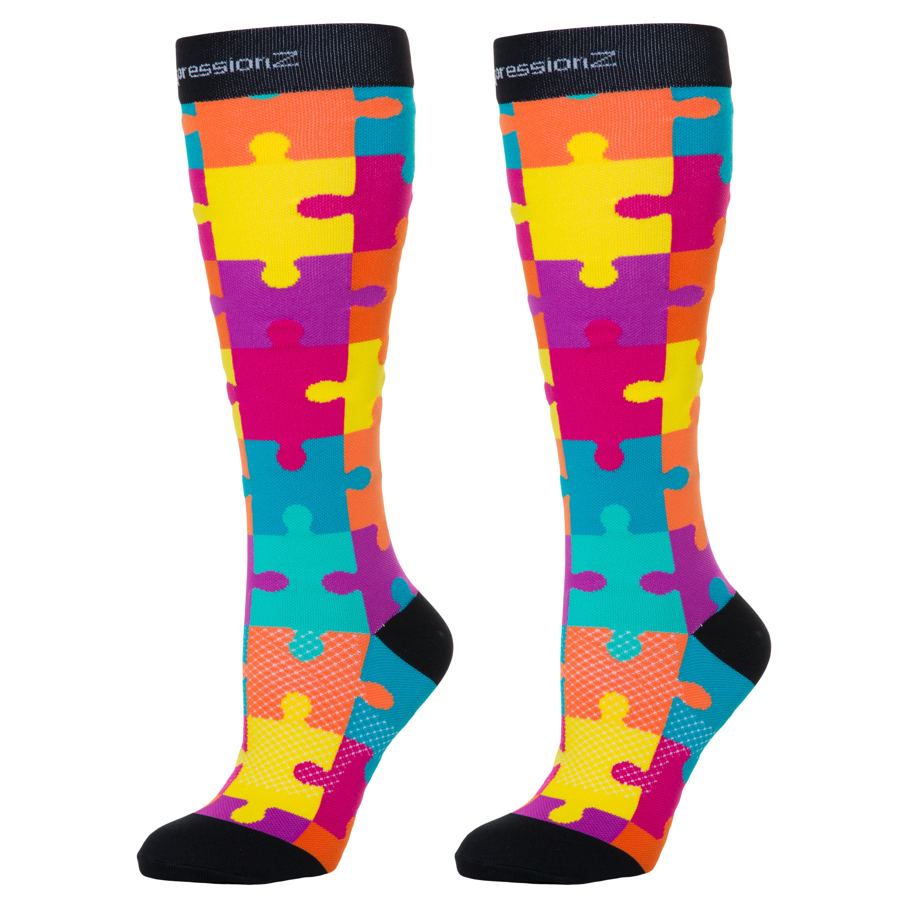 Compression Socks (Fun Patterns 20-30mmHg) - Jigsaw Puzzle – CompressionZ