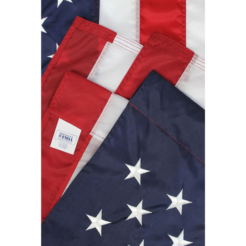 3x5 Ft American Flag with Pole Sleeve | 100% Made in USA - finelineflag