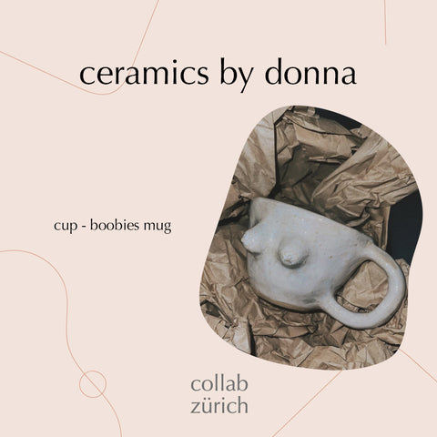 ceramics by donna - boobie cup