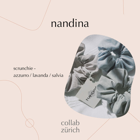 nandina - scrunchies