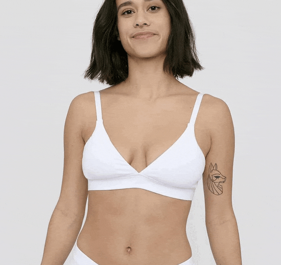 triangle bra - organic cotton – collab zürich