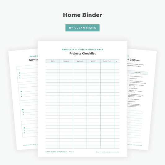 How to Make a Recipe Binder - Clean Mama