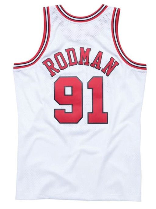 Men's Chicago Bulls Dennis Rodman #91 Black Pinstripes Mitchell N Ness –  The Sports Collection