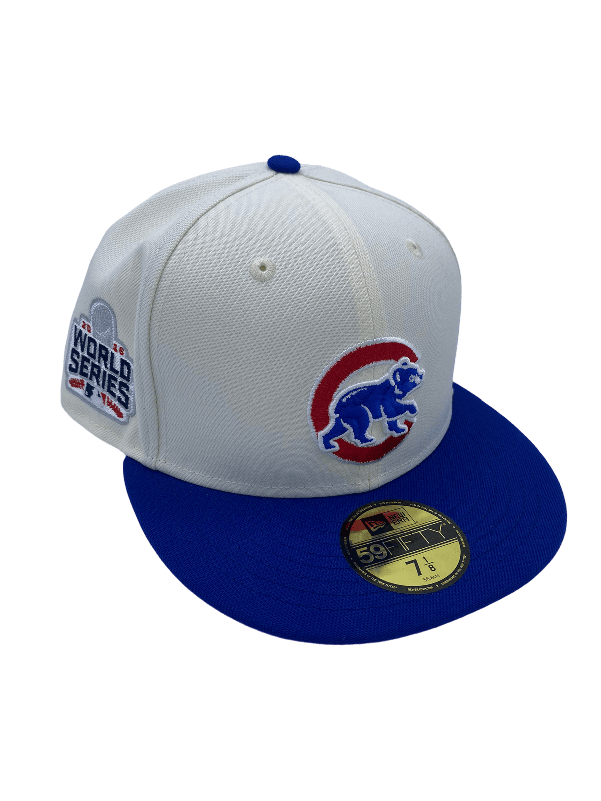 Chicago Cubs New Era Off White Retro Side Patch 59FIFTY Fitted Hat ...