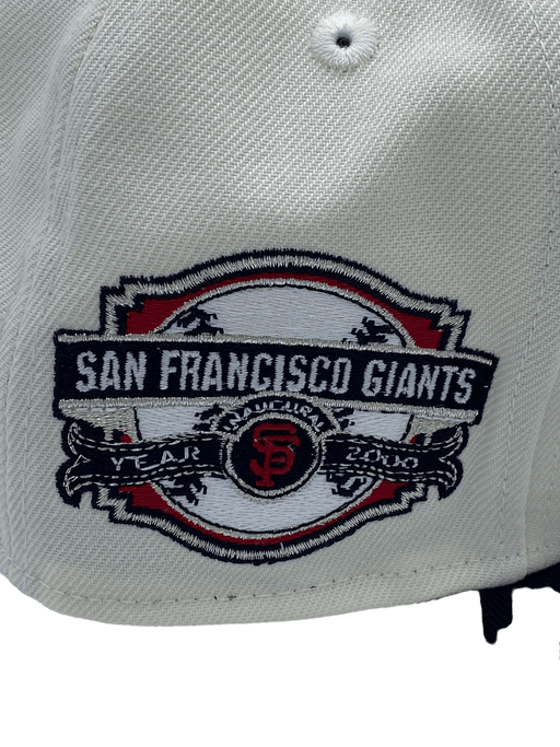 San Francisco 49ers Script Black Red Gold 59Fifty Fitted Hat by