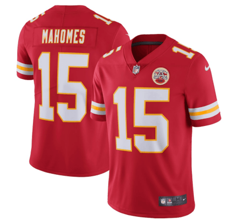 Patrick Mahomes Red Chiefs Jersey Nike Men's Vapor Limited Stitched Jersey