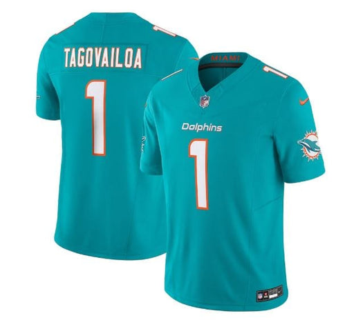 NFL Miami Dolphins Aqua Black T-Shirt