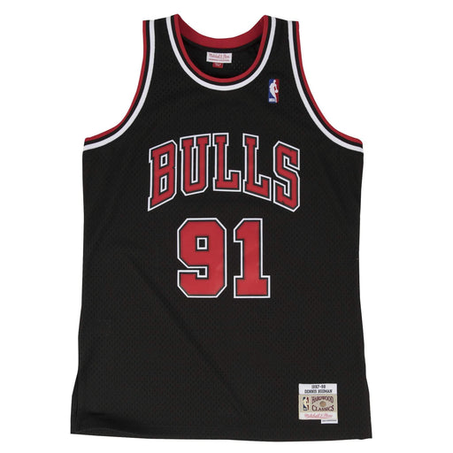 Detailed Look At Michael Jordan's 1996-97 Black Pinstripe Jersey By  Mitchell & Ness - Air Jordans, Release Dates & More