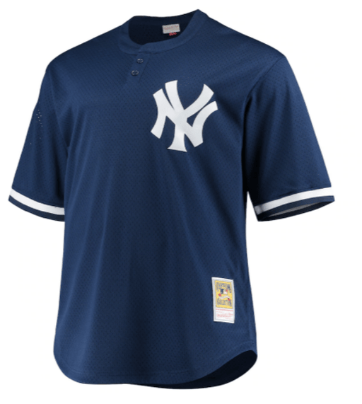 Mitchell & Ness Authentic Derek Jeter New York Yankees 1998 BP Jersey - Navy - 2XL